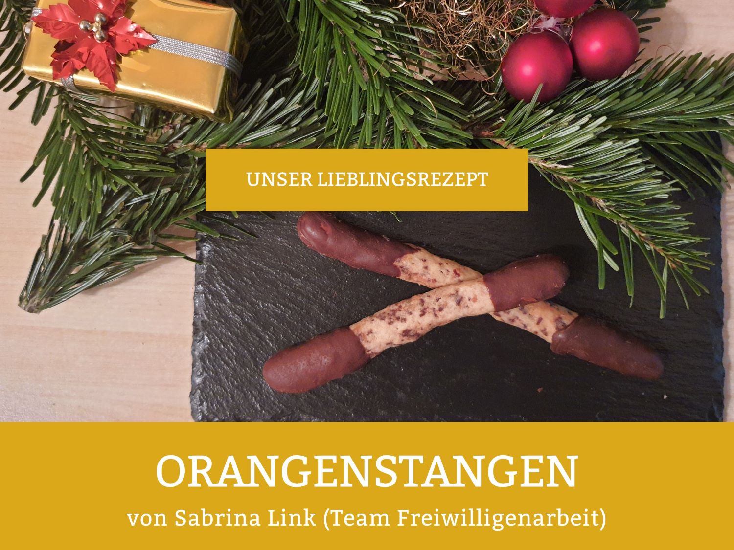 Orangenstangen von Sabrina Link (Team Freiwilligenarbeit)