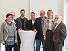 Gruppenfoto mit Sabine Albuscheit, Knut Engelbrecht, Sven Ehrhardt, Ben Schwarz, Wolfgang Hunner und Christine Heller